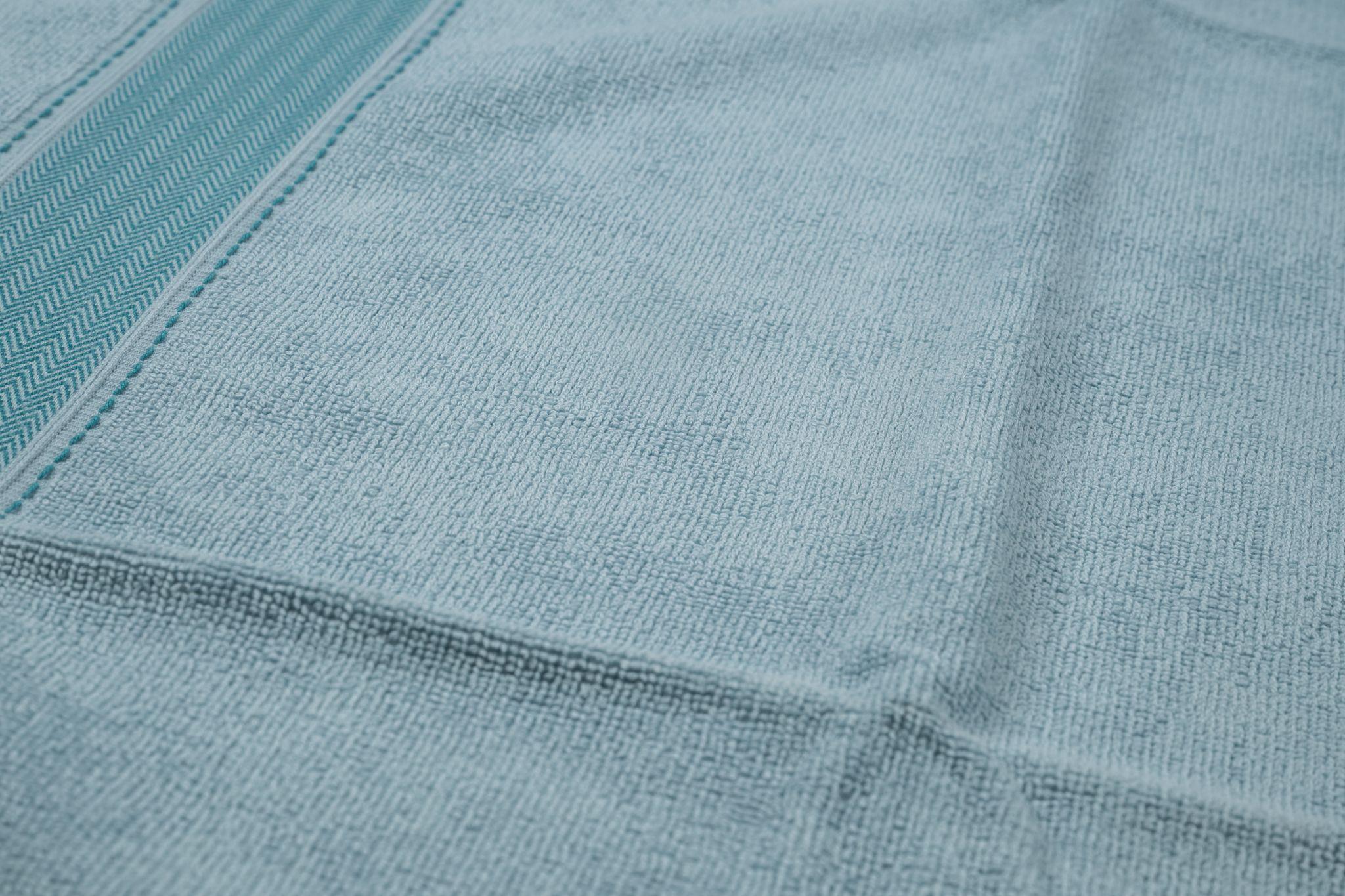 Hermès Set di 2 asciugamani in cotone Celeste in vendita 2