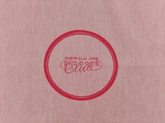 Hermès Set of 2 Placemats Formula One Paddock Club GP F1 Car Race