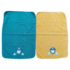 Hermès Set de 2 serviettes Clubs de golf et Ball and Ball brodés