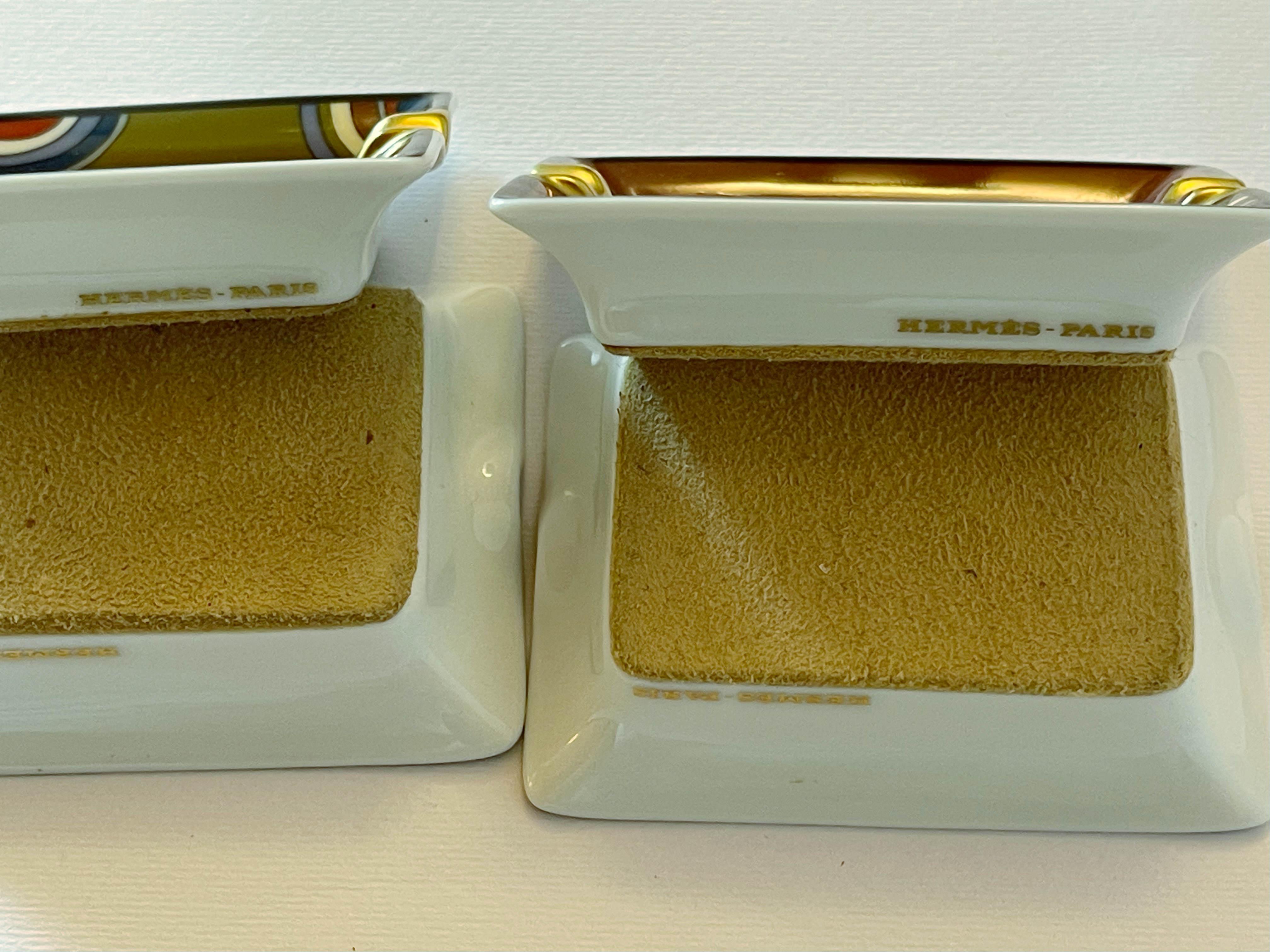 Hermes Set of 4 Tohu Bohu Mini Ashtrays 7