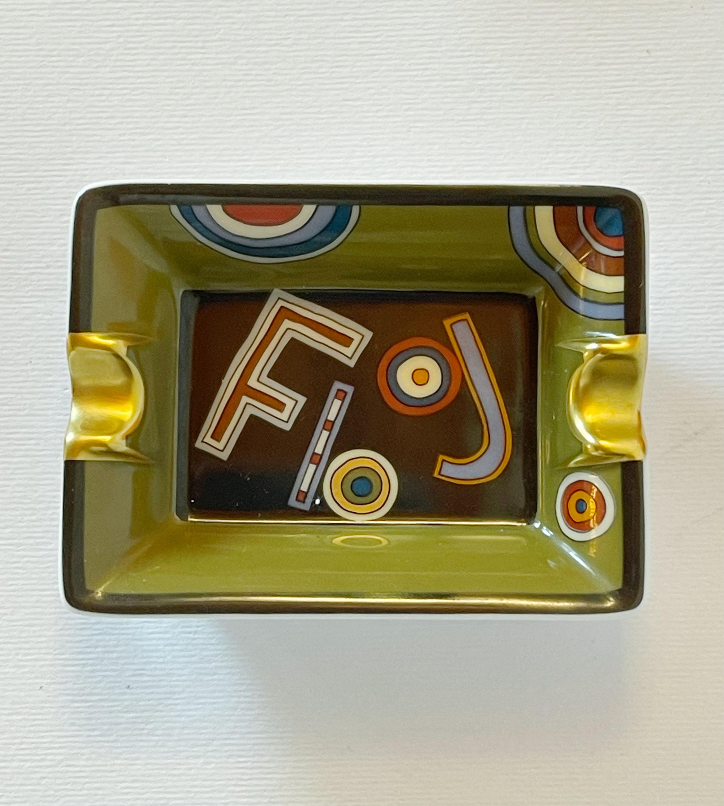 Hermes Set of 4 Tohu Bohu Mini Ashtrays 1