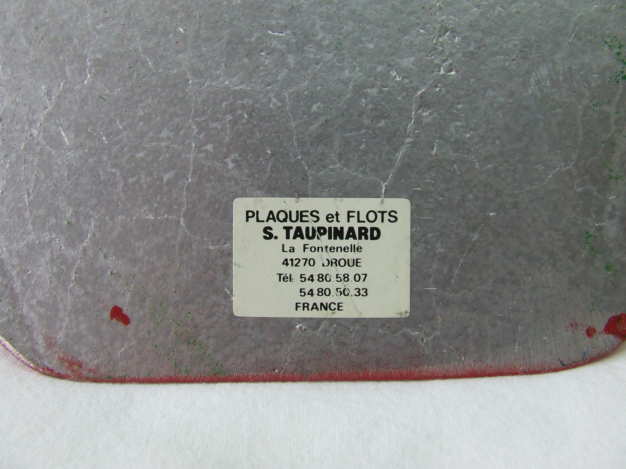Hermès Set of 6 Stirrup Shaped Prix De Diane Aluminium Sign Plates 1987 to 1992 1