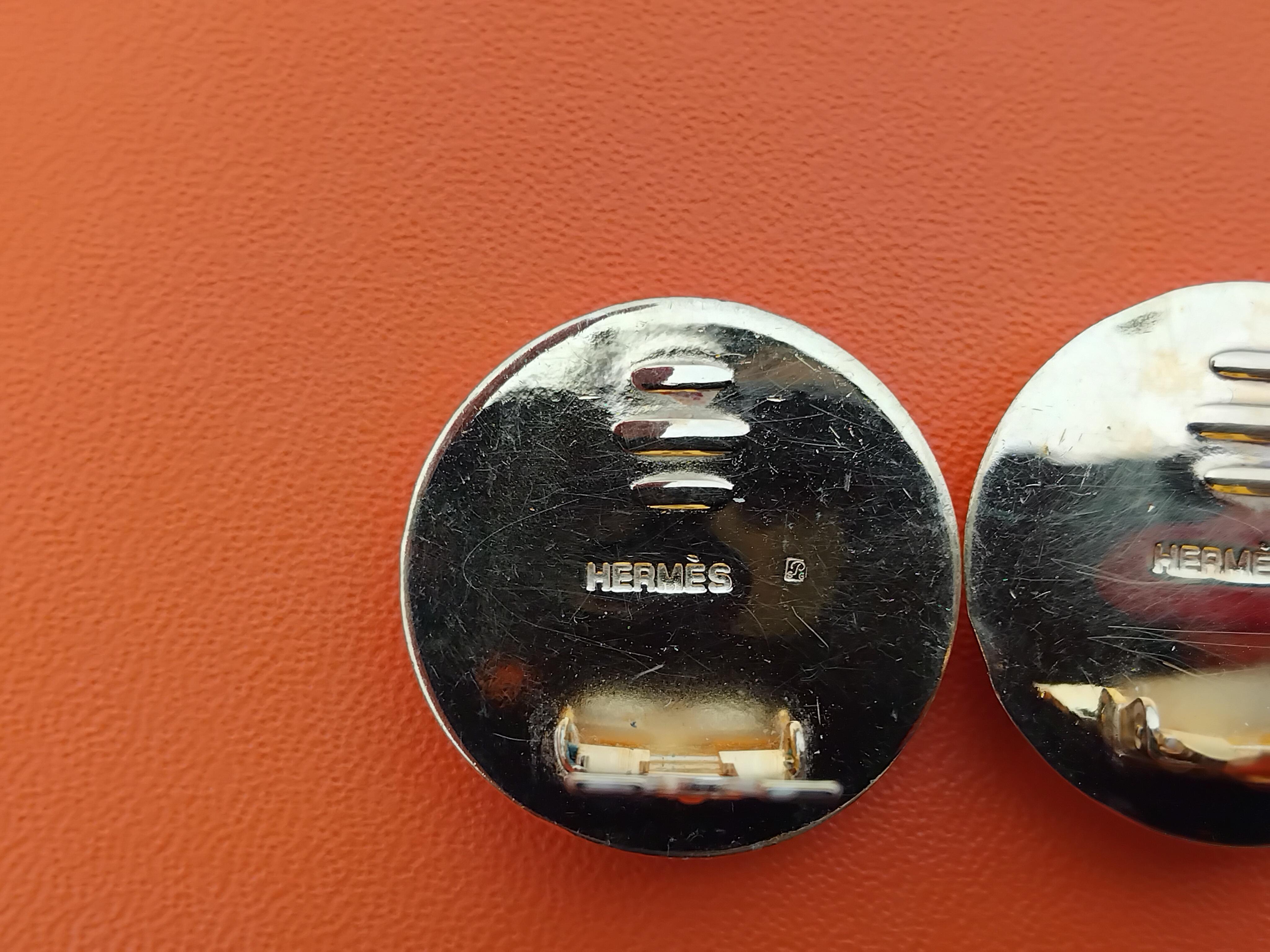 Hermès Set of Bracelets and Earrings Greyhound Dog Levriers Print Size 70 For Sale 6