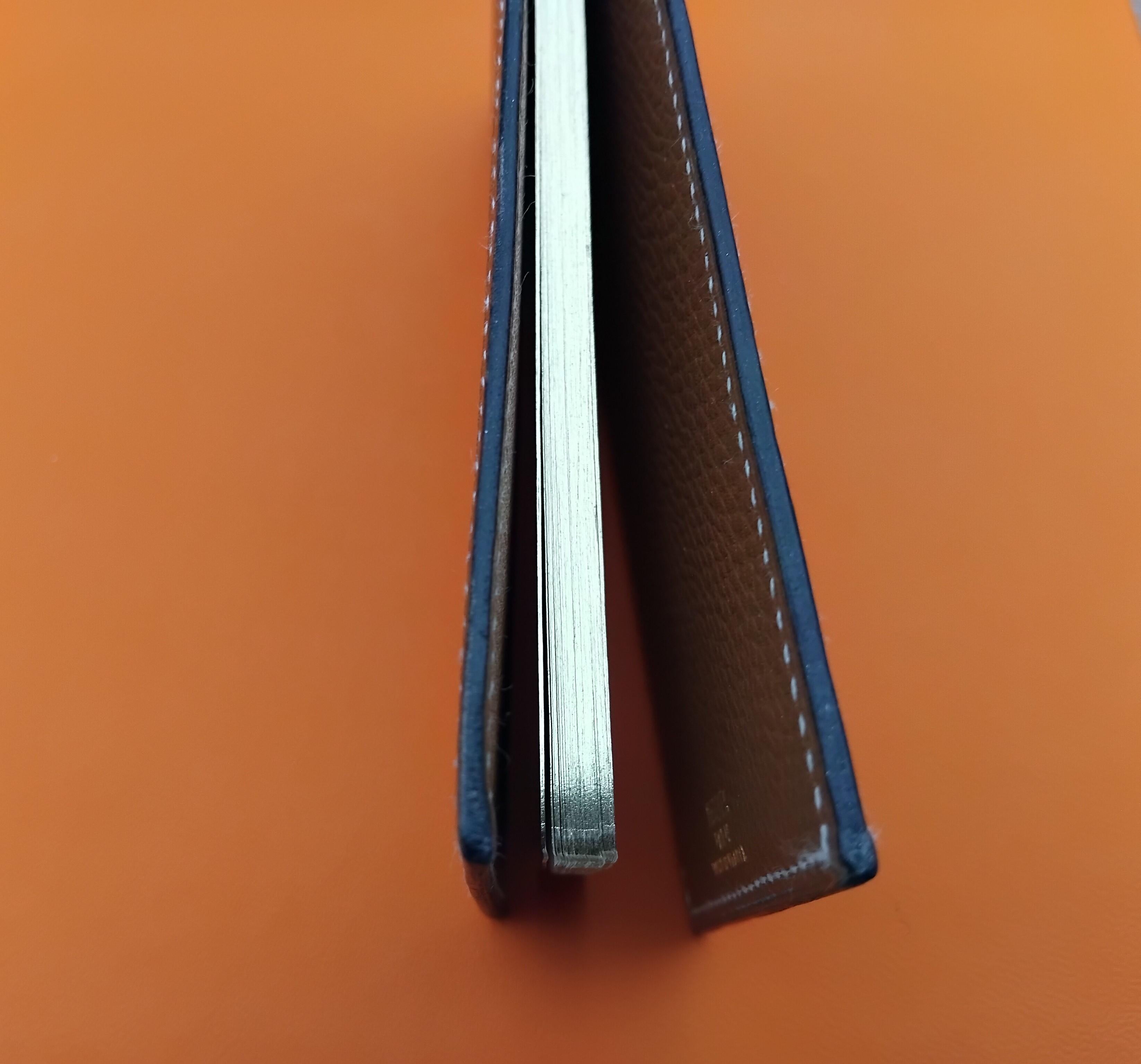 Hermès Set of Notepad and Cover in Gold Leather Olympic Games Logo For Sale 3