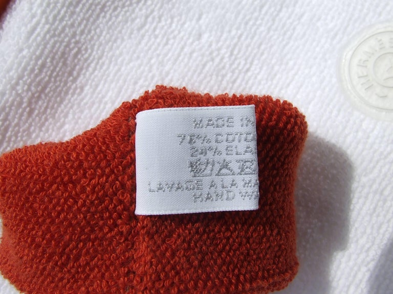 Hermès Set of Sports Towel and Sweatband Tennis Combed Cotton at 1stDibs