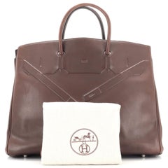 Hermes Shadow Birkin Bag Ebene Swift 40