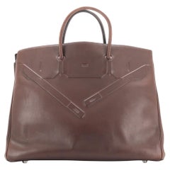 Sac Birkin ébène Hermès Shadow Swift 40