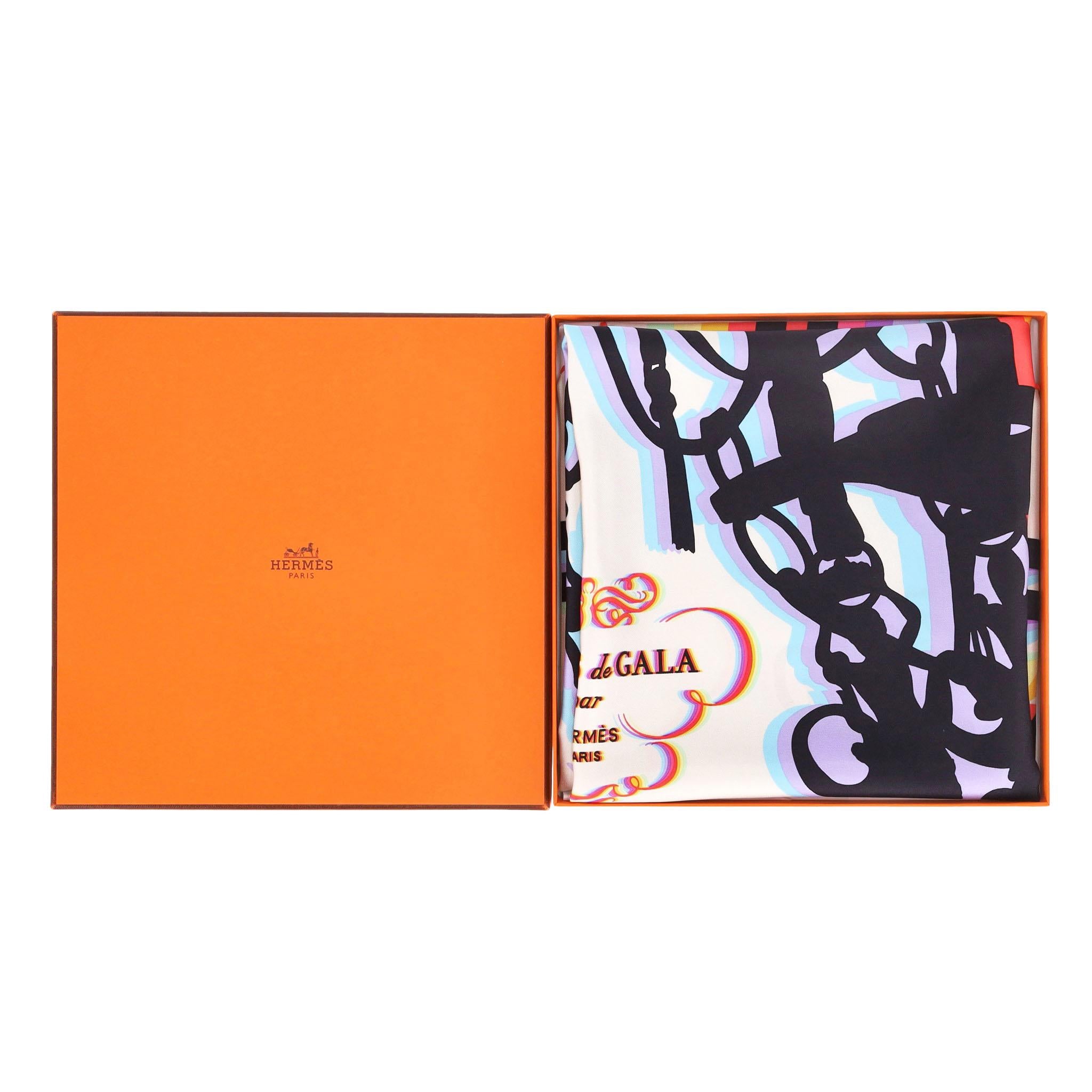 Hermes Shadow Brides de Gala scarf 90 1