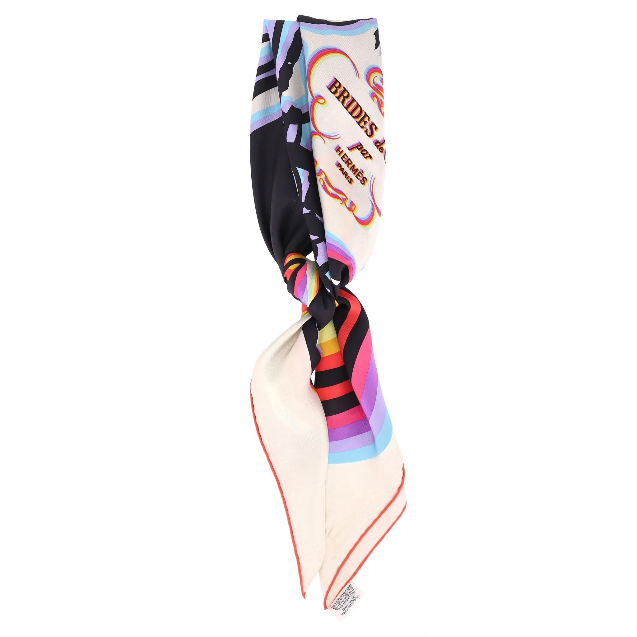 Hermes Shadow Brides de Gala scarf 90 4