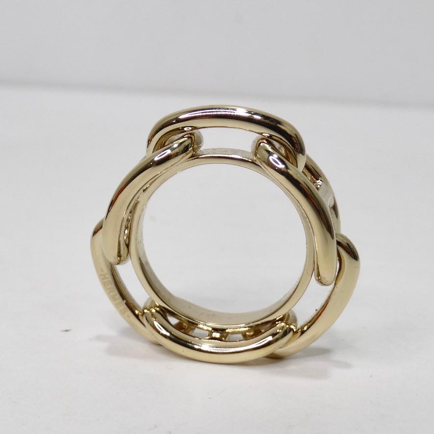 Hermes Shane D'ancle Regate Scarf Ring In Excellent Condition For Sale In Scottsdale, AZ