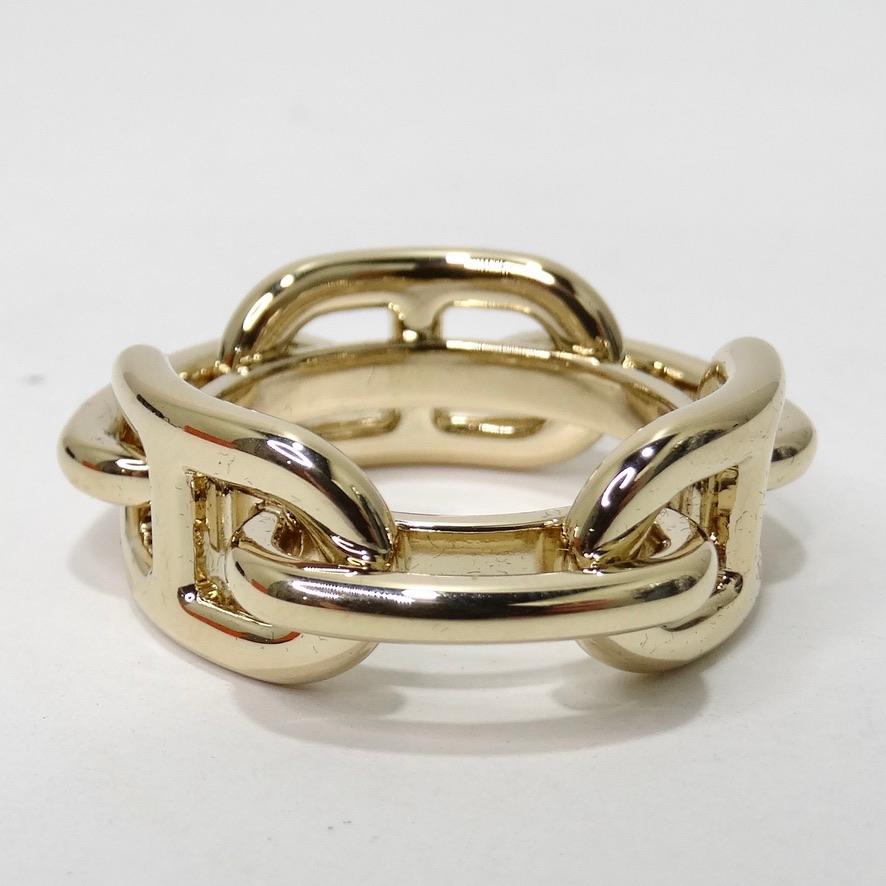Women's or Men's Hermes Shane D'ancle Regate Scarf Ring For Sale