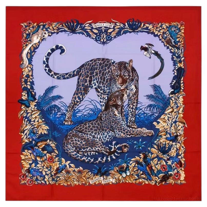 Scialle Hermès 140 "Jungle Love"