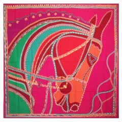 Hermès Shawl 140 "Robe du Soir"