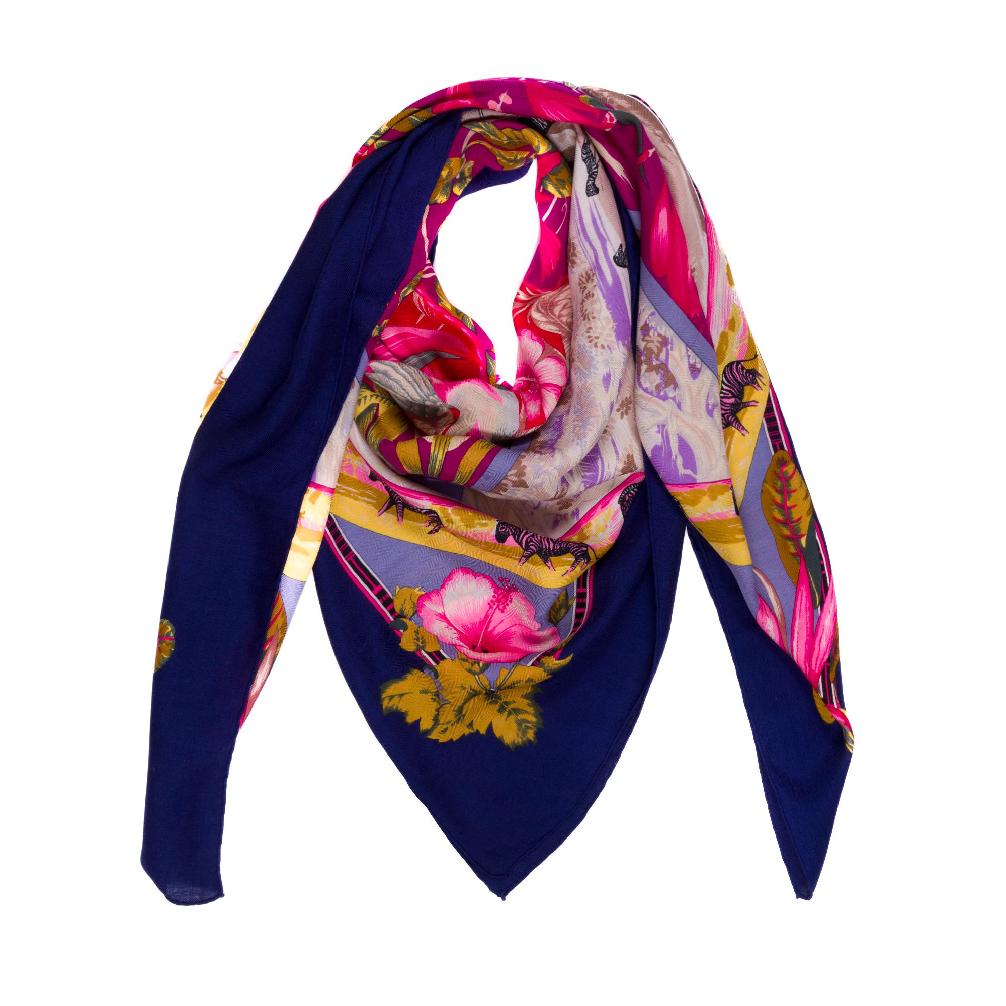 Pink Hermès Shawl 140 