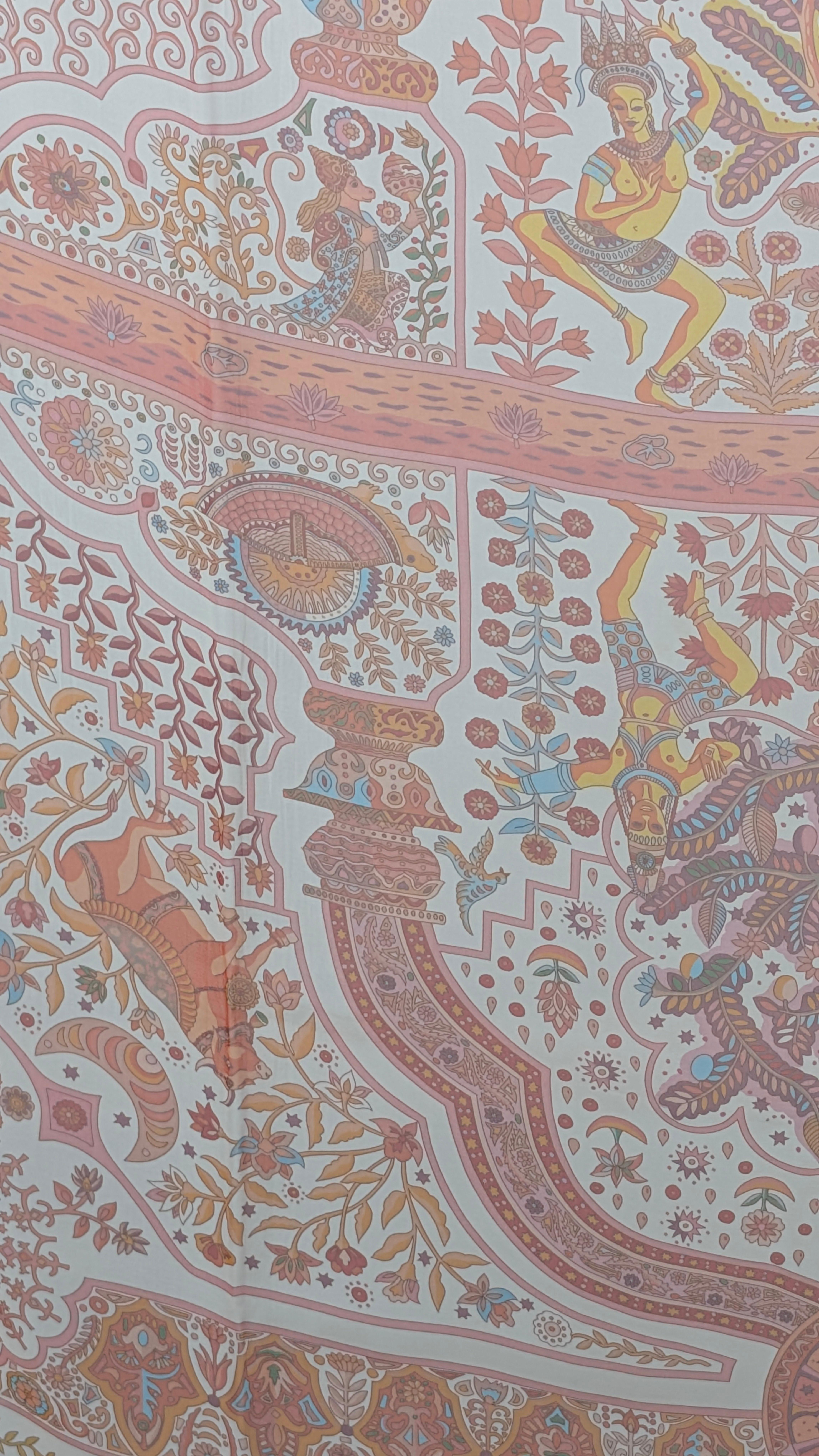 HERMÈS shawl AUX PORTES DU PALAIS en vente 4