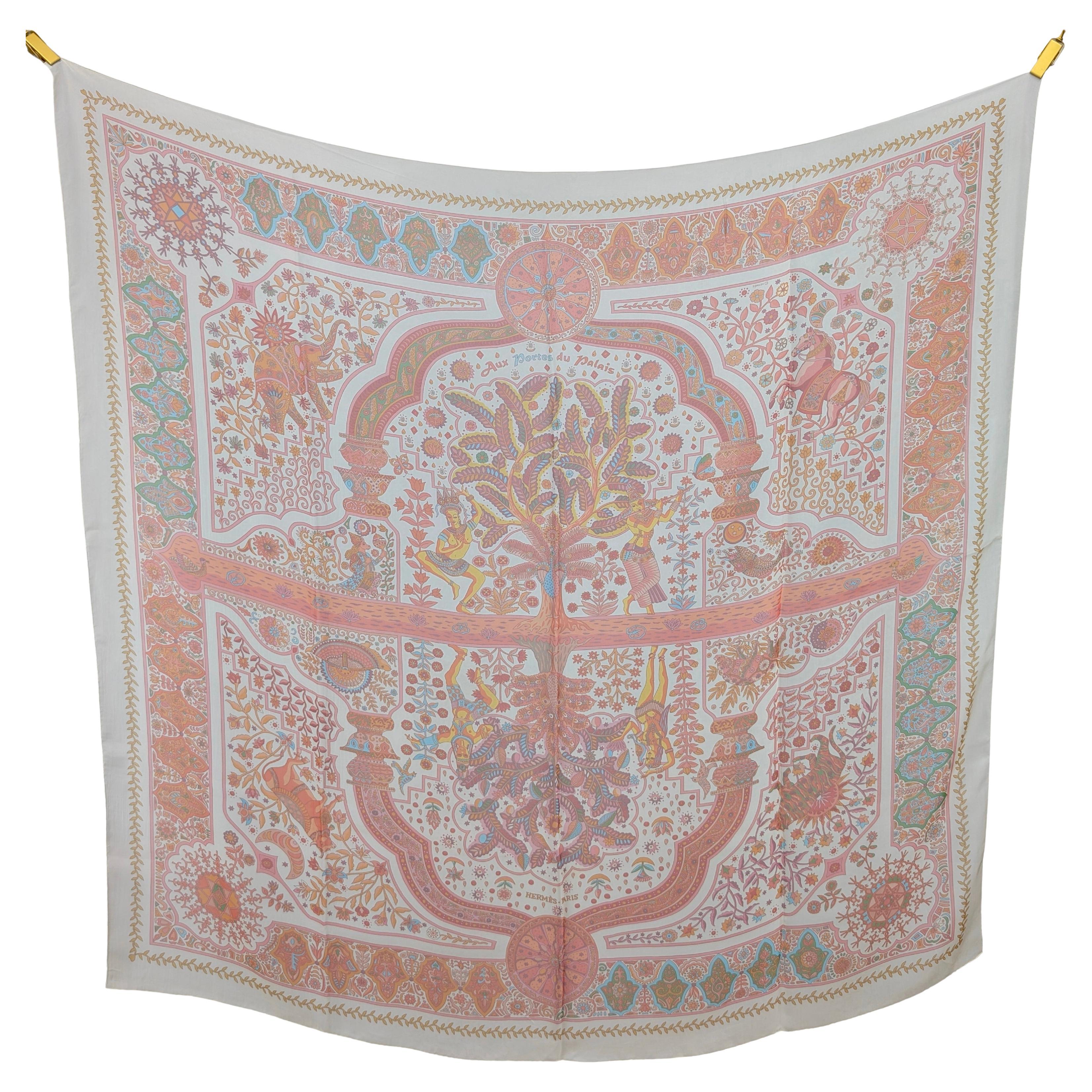 HERMÈS shawl AUX PORTES DU PALAIS