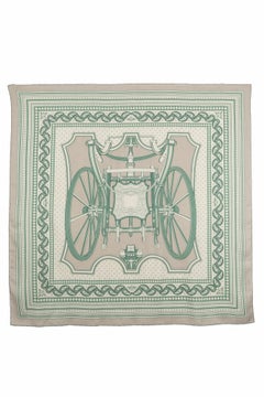 Hermes Shawl 'Les Roues de Phaéton Bandana' by Pierre Marie