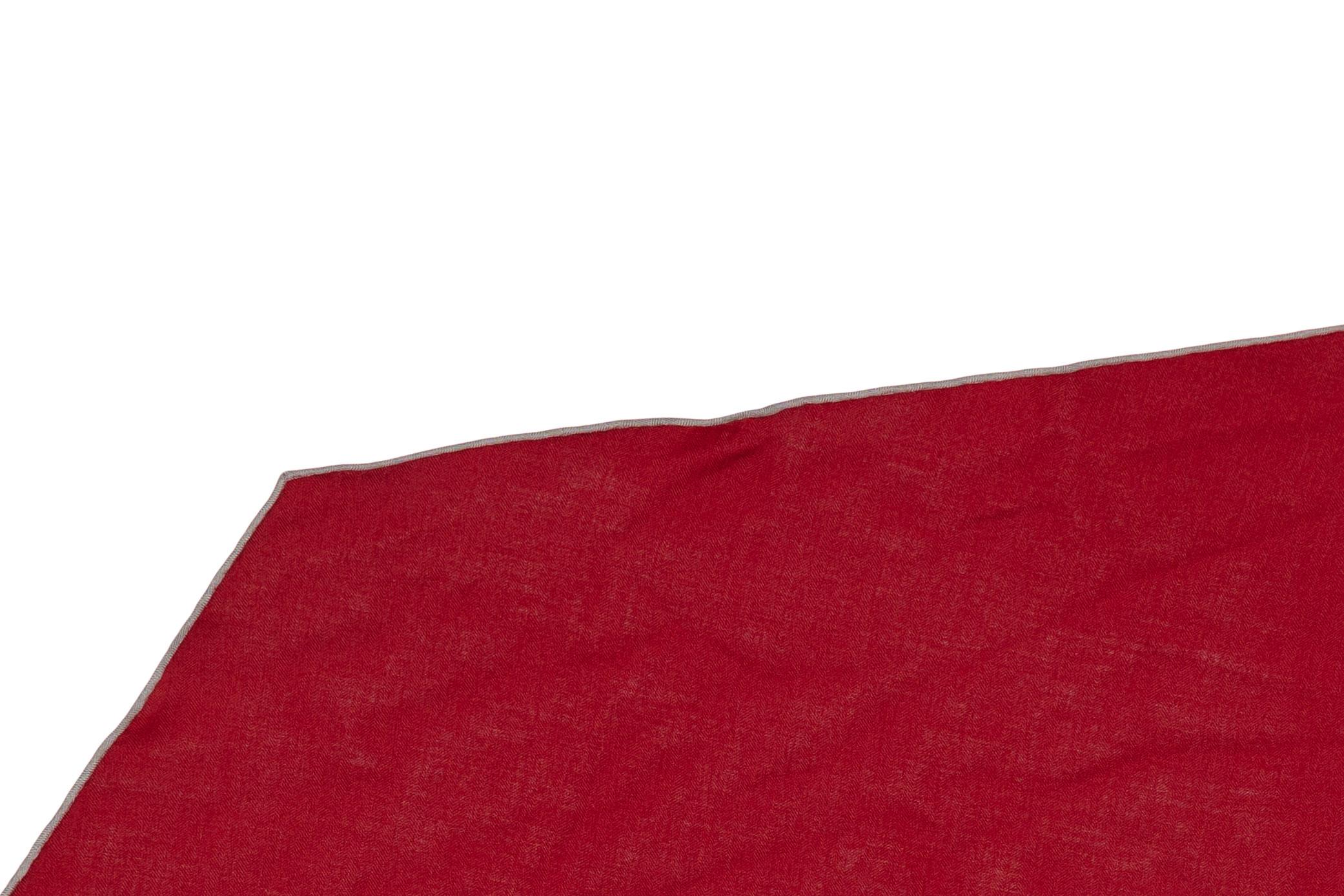 Scialle Hermes - Losange Diamond Geant - Rosso - CS 108 x 104 x 80cm in vendita 2
