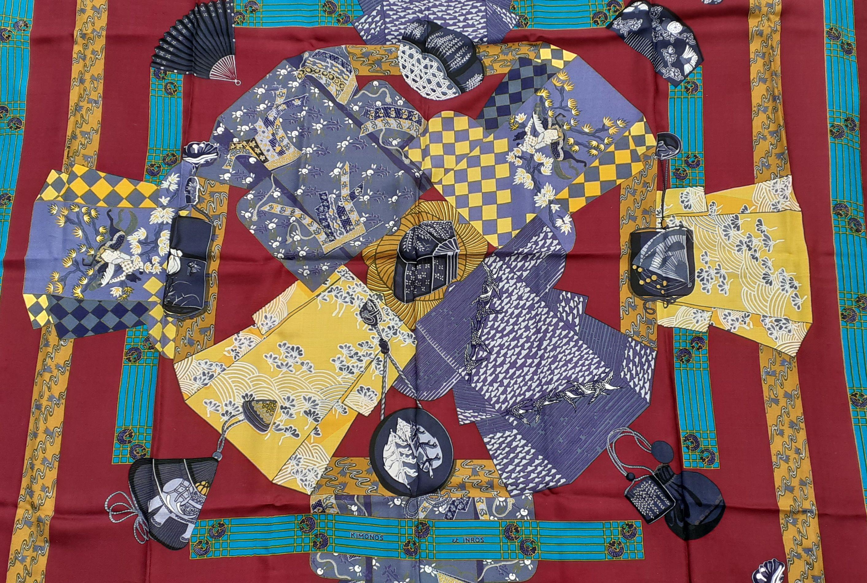 Gorgeous Authentic Hermès Shawl

Pattern: 