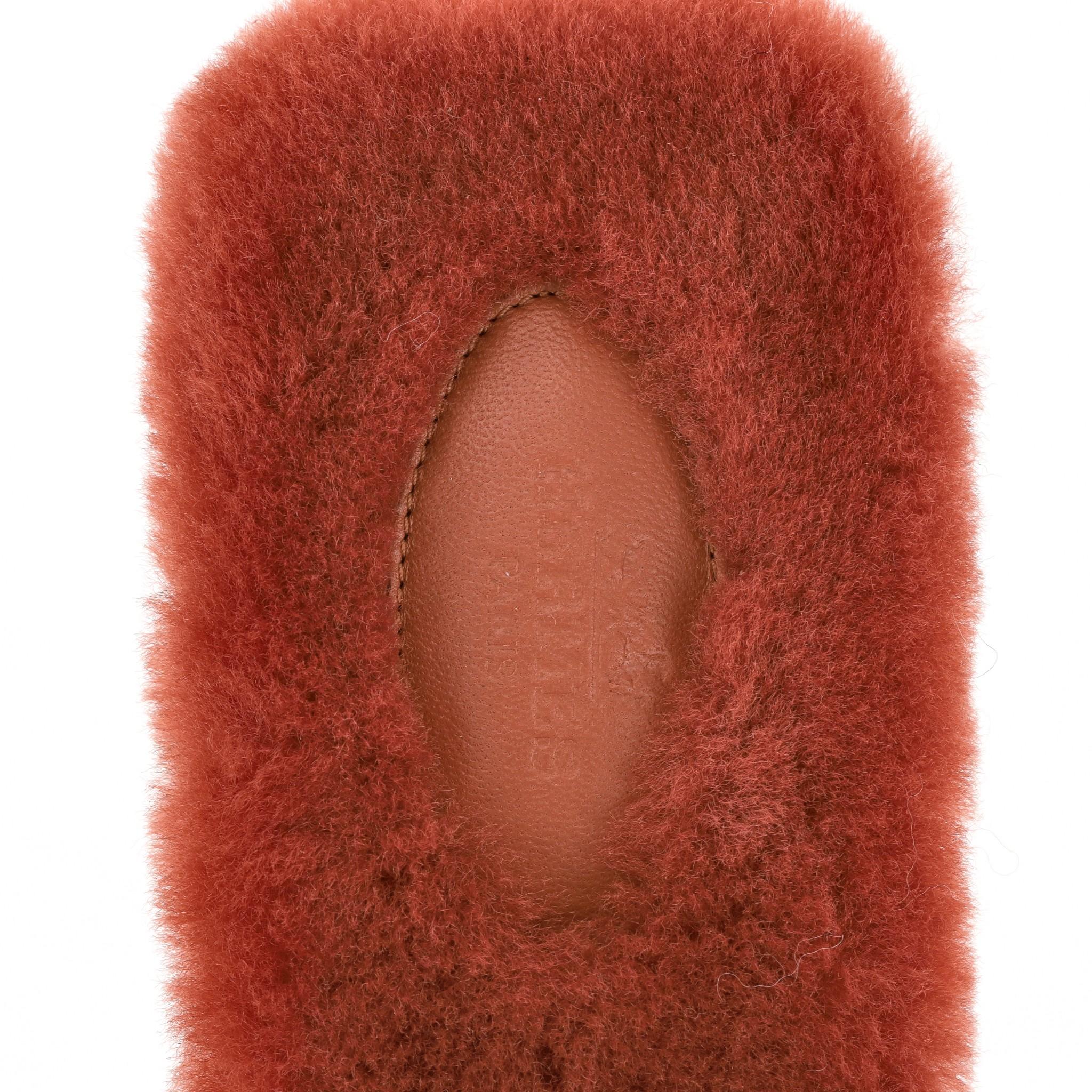 Sandales en shearling Oran de Hermes 1