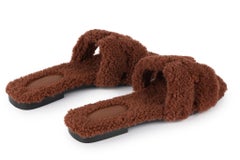 Hermès Shearling Oran Teddy Cognac BNIB