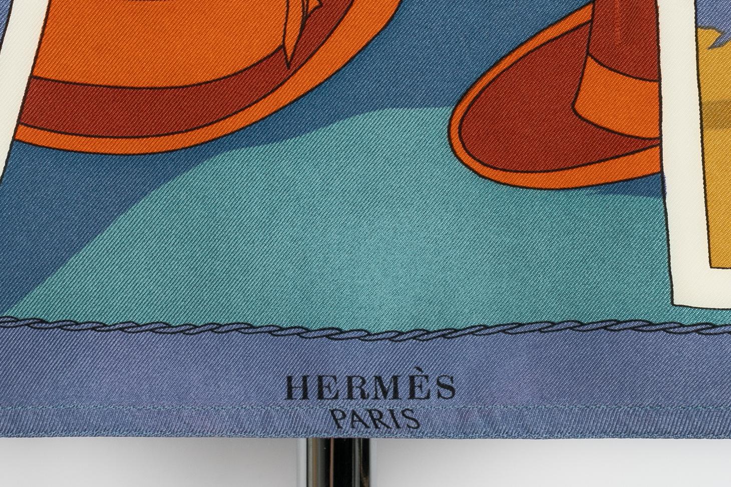 Women's Hermès shirt 'Horse carriages' For Sale