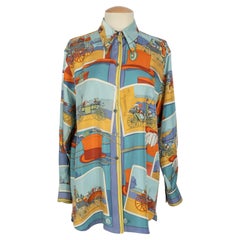 Hermès shirt 'Horse carriages'