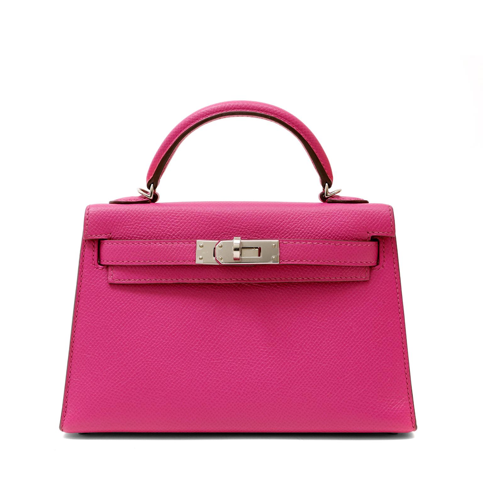 Hermès Shocking Pink Epsom Mini 20 cm Kelly Bag 1