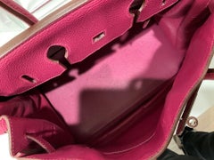 Hermes Tosca 35 Birkin with Palladium Hardware