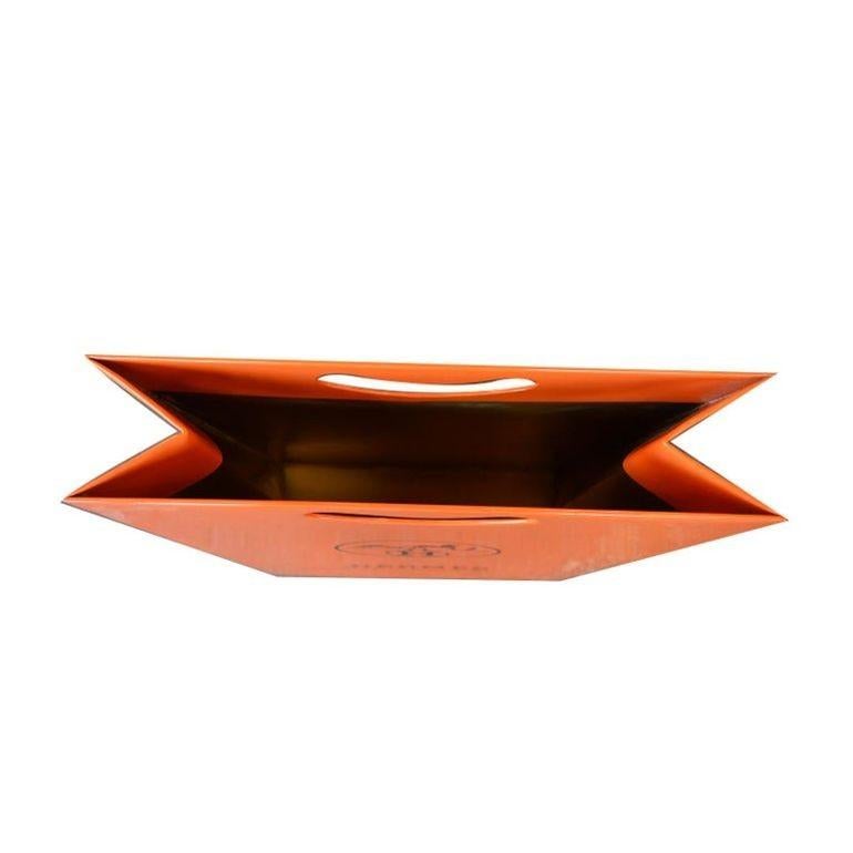 Hermès Shopping Bag Sculpture by Jonathan Seliger, 2014 In Good Condition For Sale In Los Angeles, CA