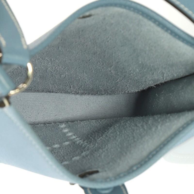 Hermes Short Strap Evelyne Shoulder Bag Epsom TPM In Excellent Condition In NY, NY