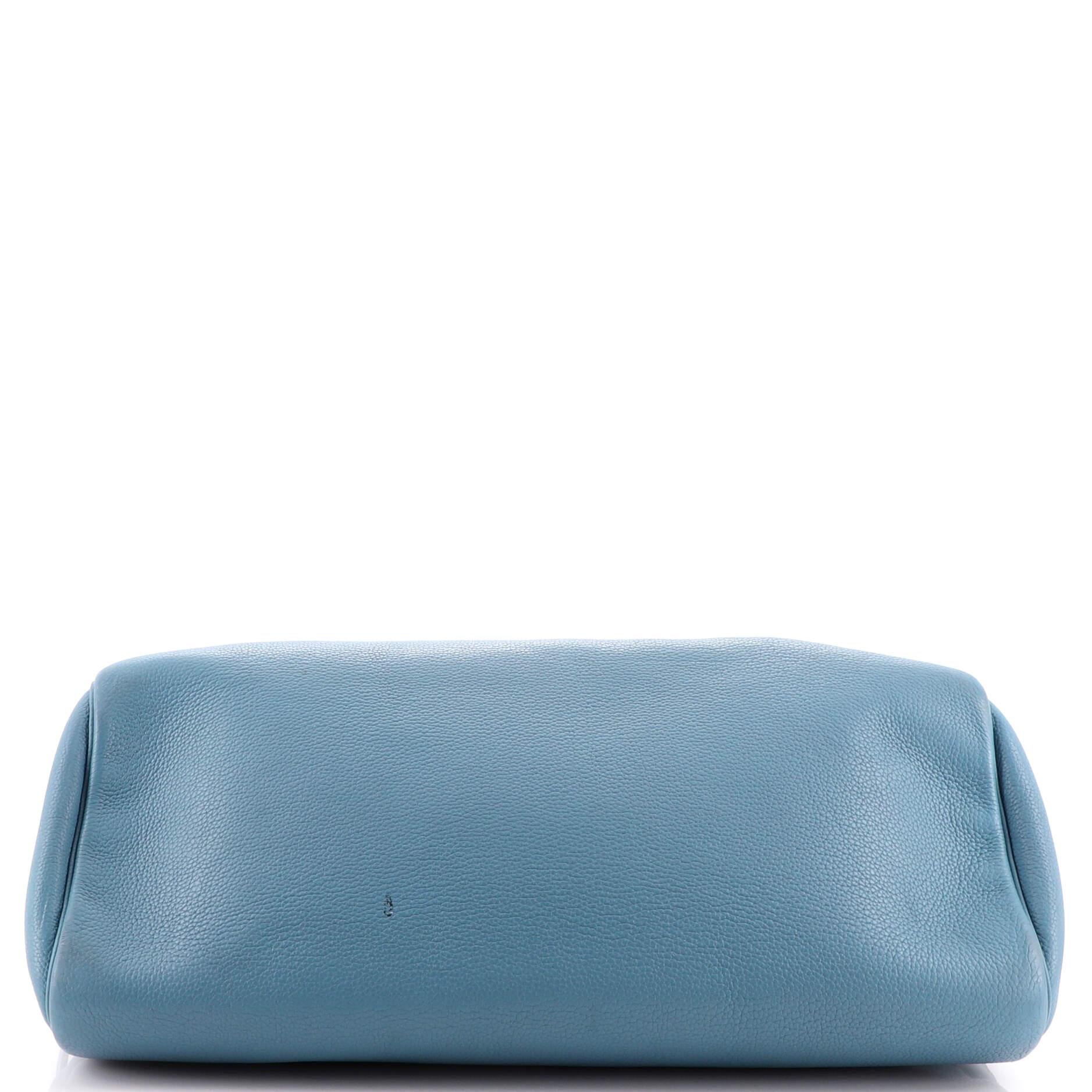 Hermes Shoulder Atlas Bag Clemence 42 In Good Condition In NY, NY
