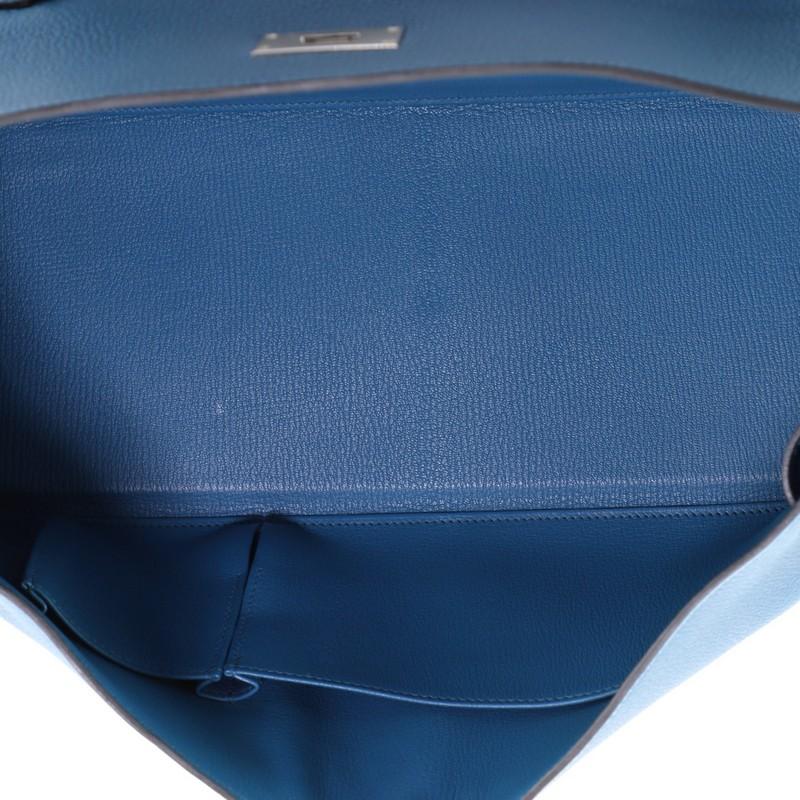Hermes Shoulder Kelly Handbag Togo 42 In Good Condition In NY, NY