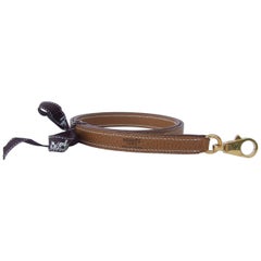 Vintage Hermes  Shoulder Strap Ardennes Gold Leather Golden Hardware for Kelly Bolide