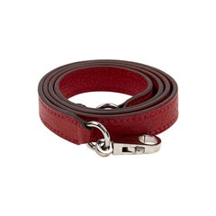 Tracolla HERMES in pelle rossa
