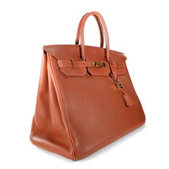 Hermès Sienna Brown Togo 40 cm Birkin Bag
