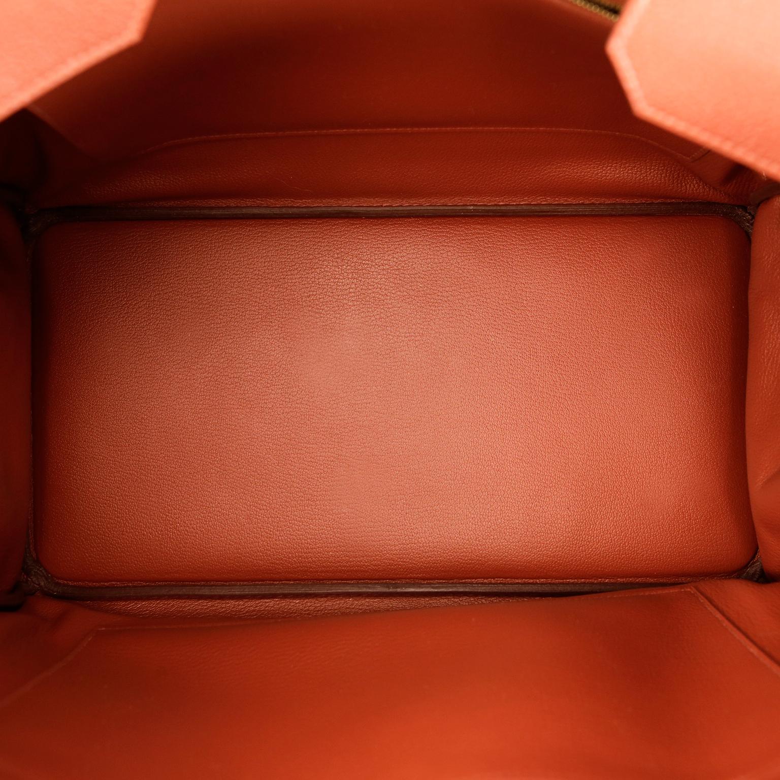 Hermès Sienna Brown Togo 40 cm Birkin Bag 1