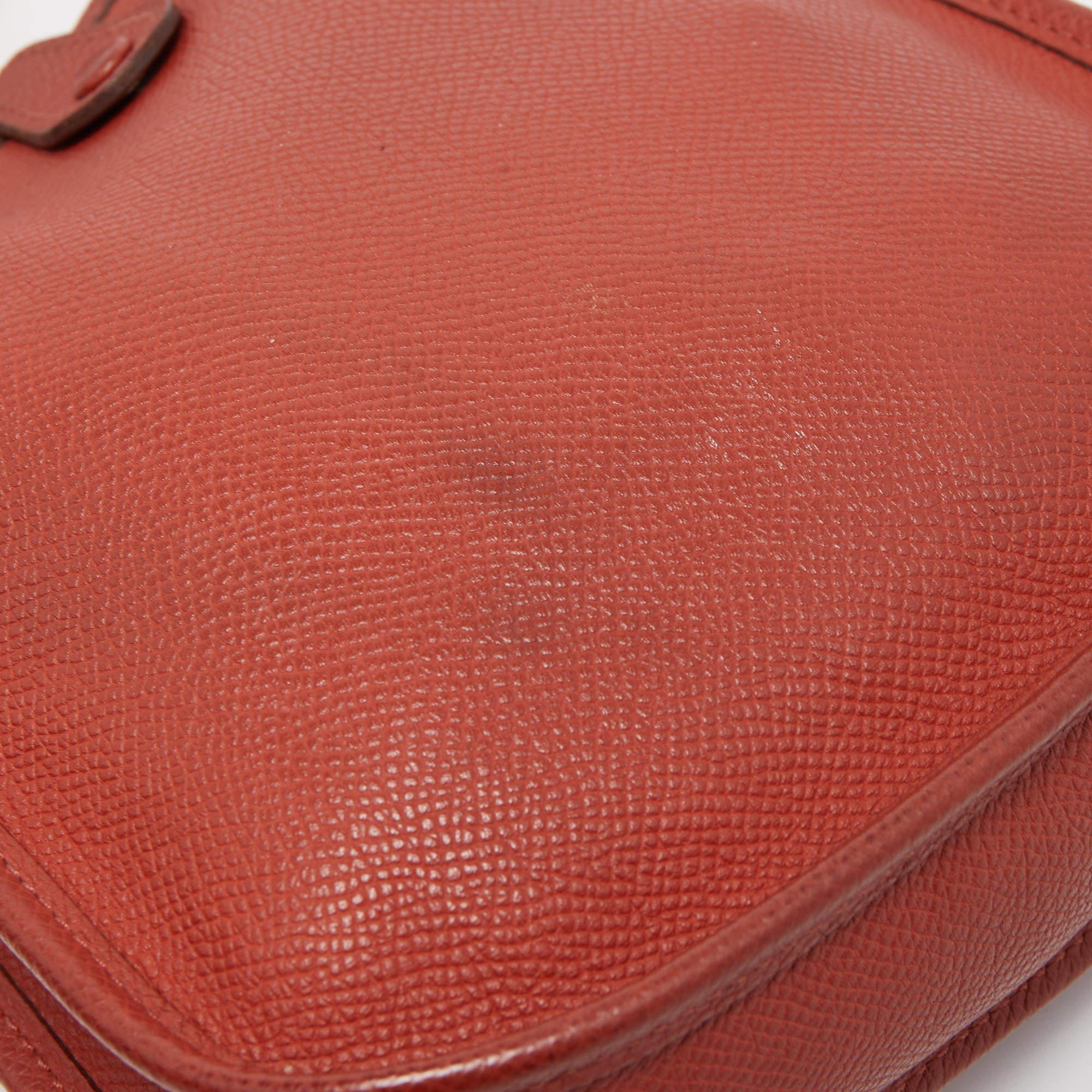 Hermes Sienne Togo Leather Evelyne TPM Bag 12