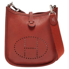 Hermes Sienne Togo Leather Evelyne TPM Bag