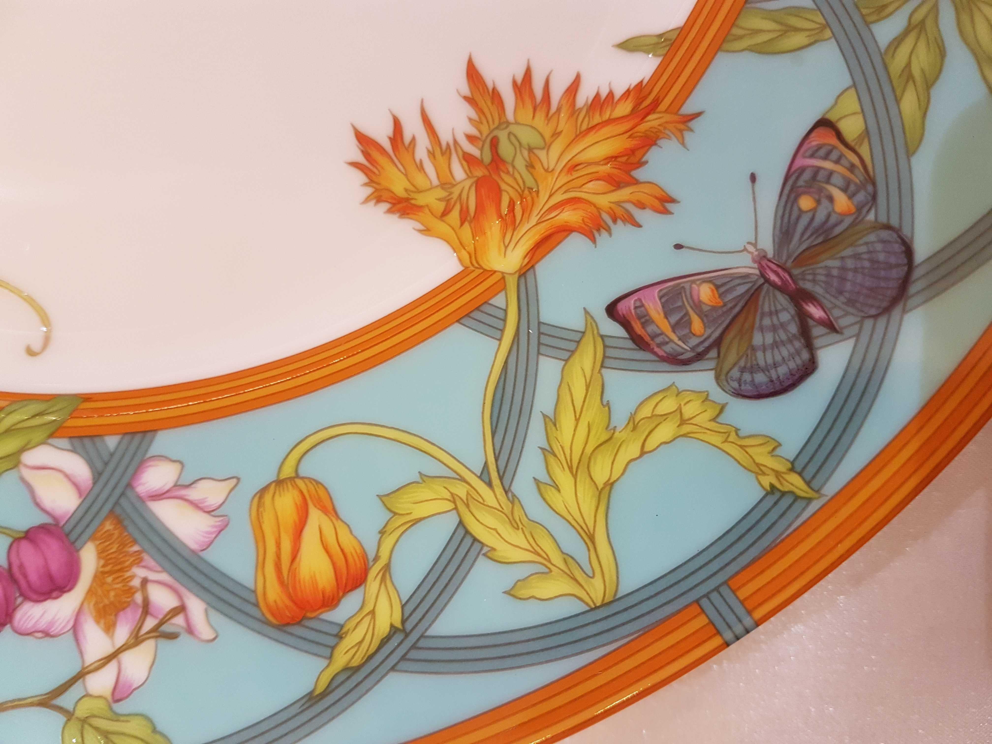 vintage hermes plates