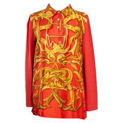 Hermès Silk and Cashmere Polo Shirt