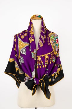 Estola Hermès de seda y cachemira 'Conjunto de las Arenas', 1994