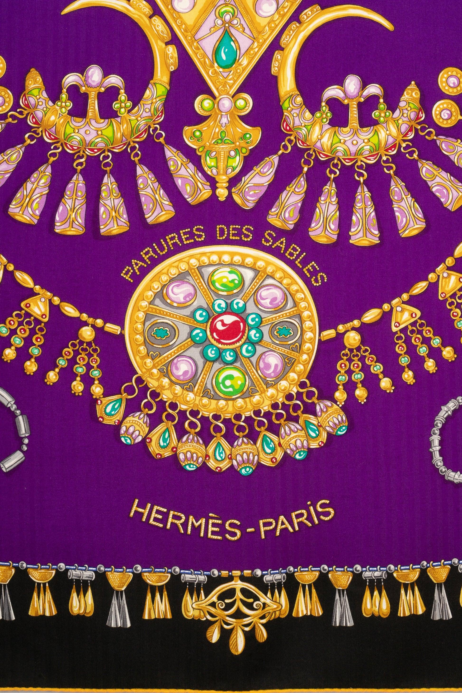 Stola in seta e cashmere di Hermès 