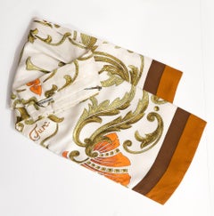 Hermes Silk Ascot Cheval turc by Christiane Vauzelles Scarf