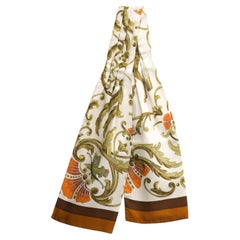Hermes Silk Ascot Cheval turc by Christiane Vauzelles Scarf