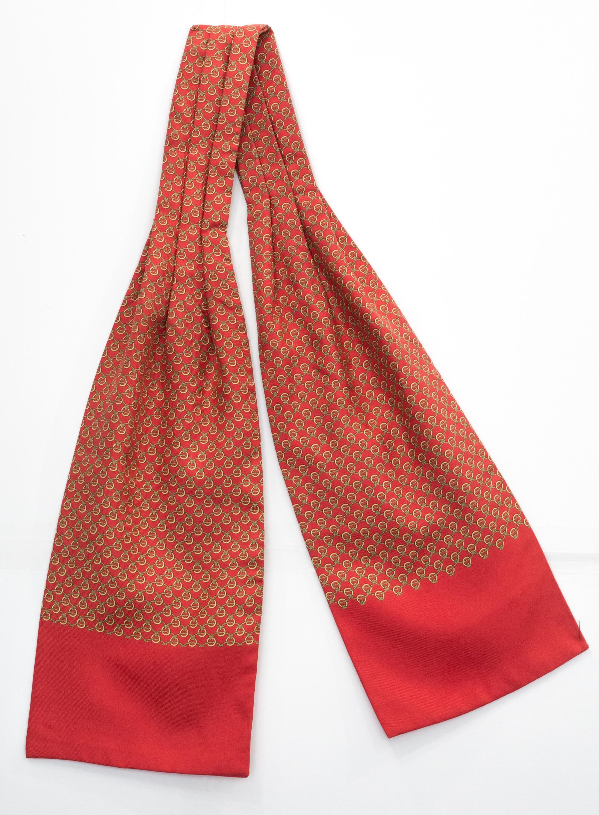 Women's or Men's Hermes Silk ascot