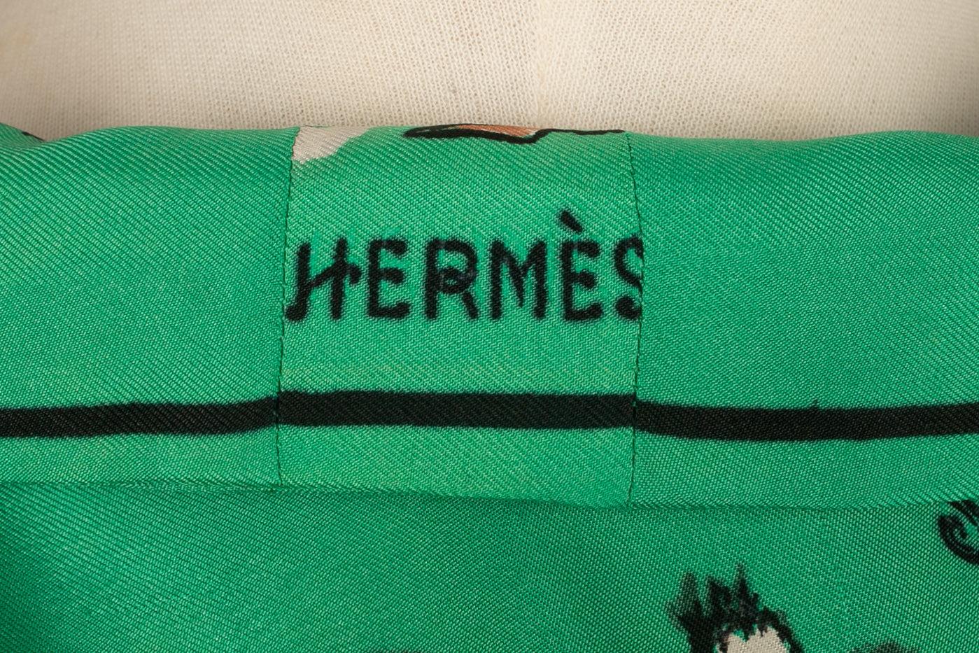 Hermès Silk Blouse Top 3