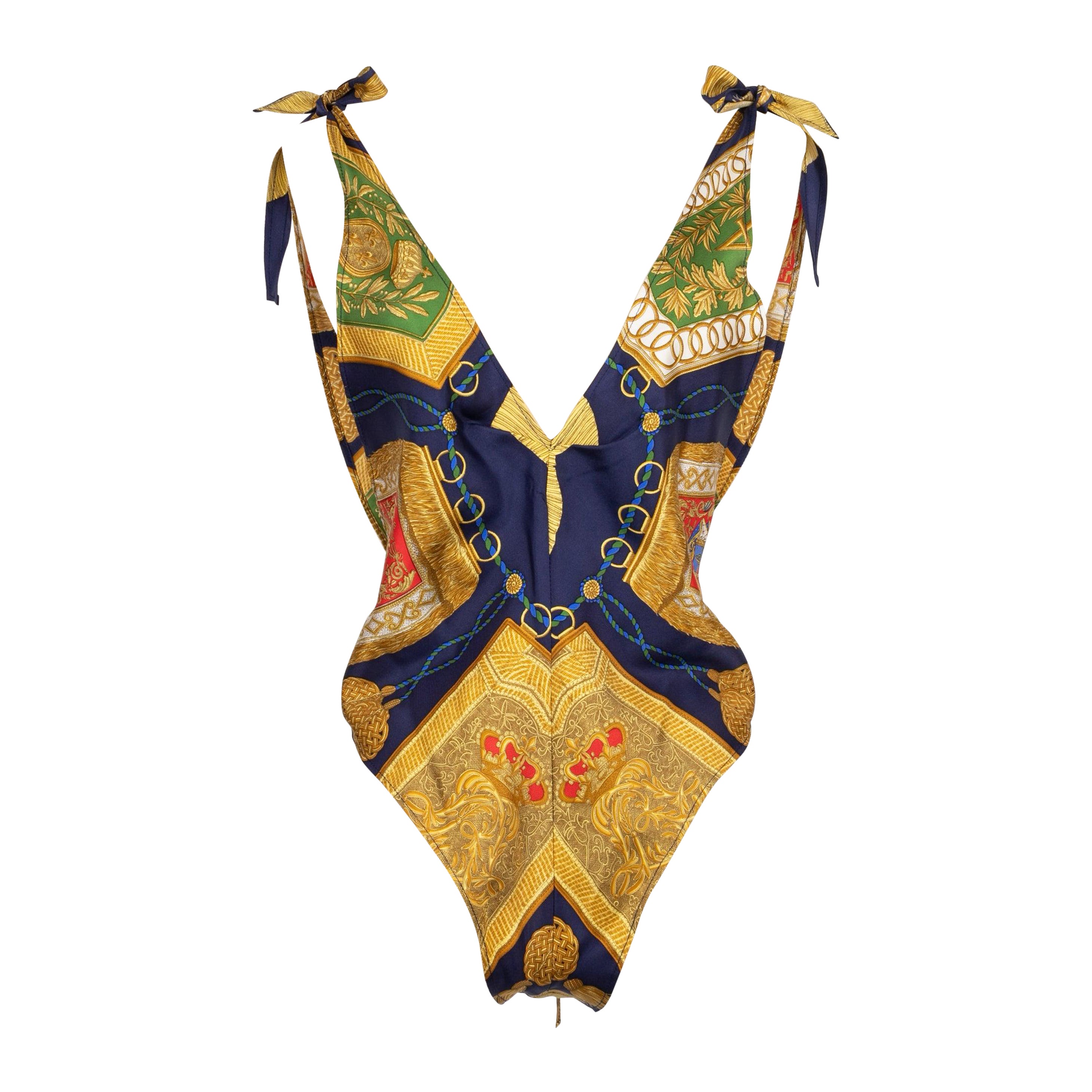 Hermès Silk Body Swimsuit