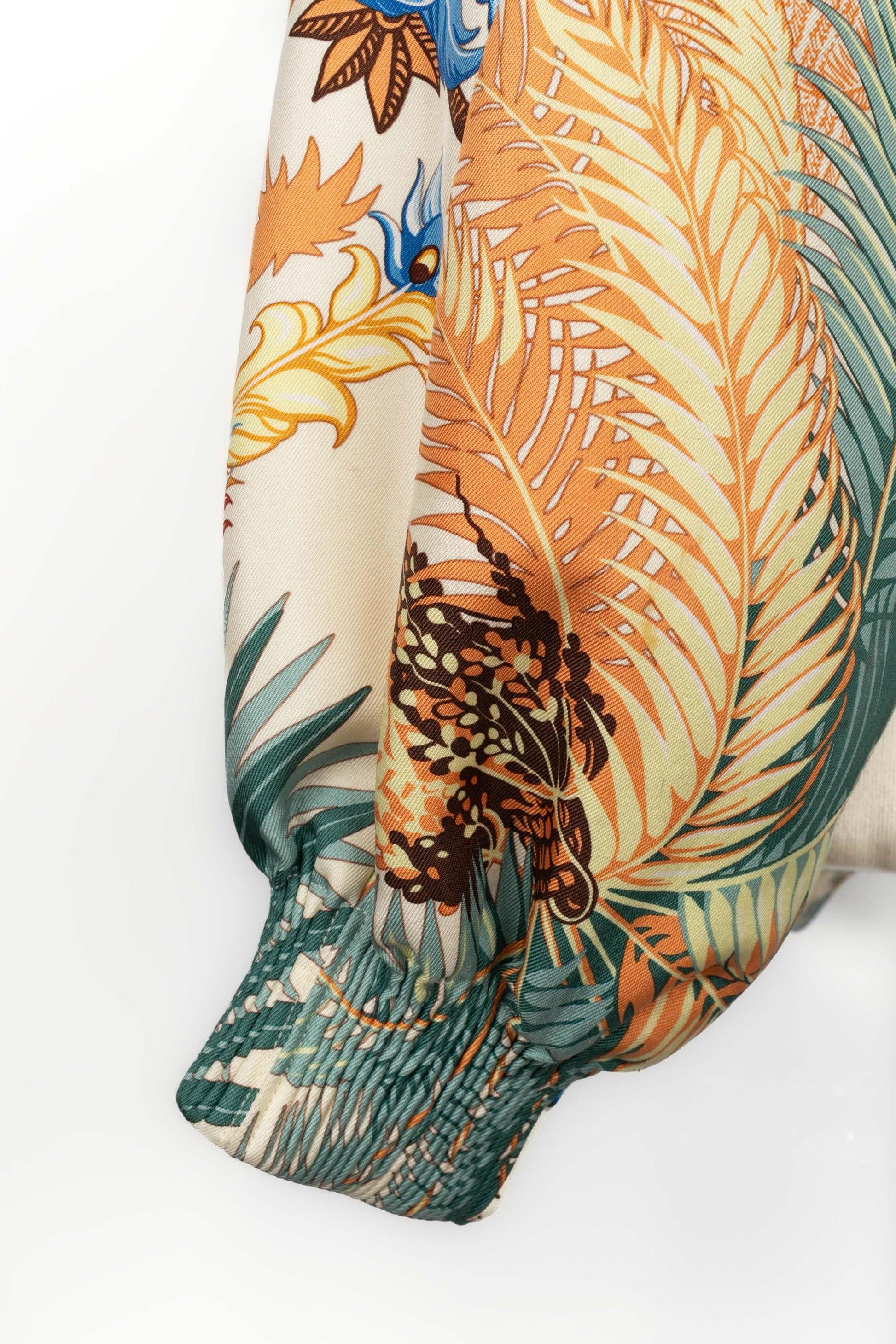 Hermès Silk Bomber-style Jacket 1