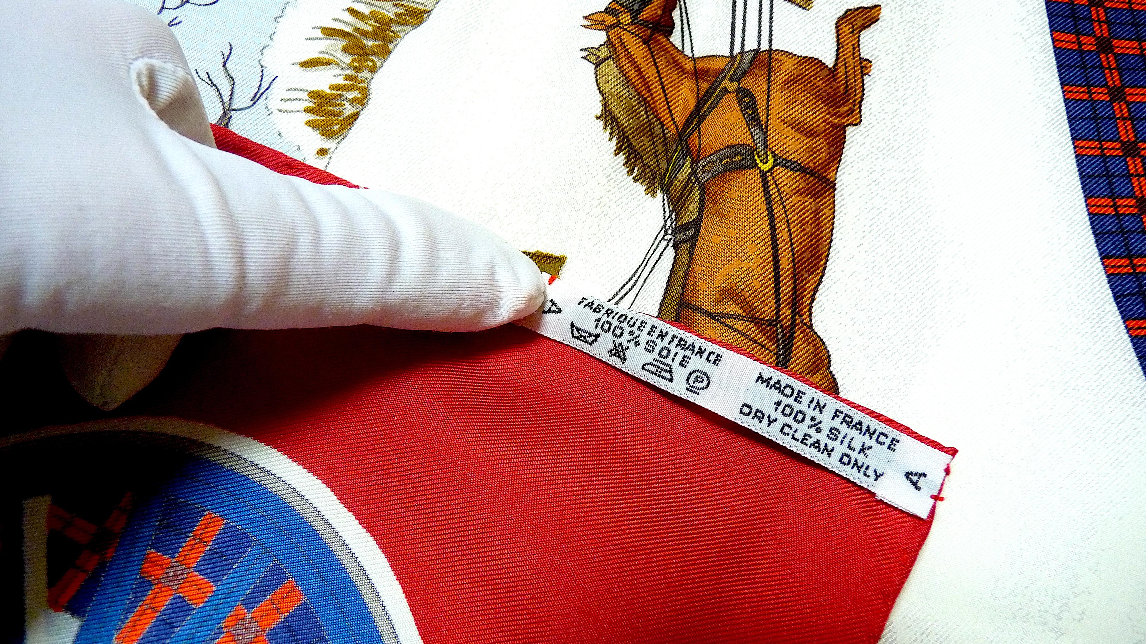 Hermes Silk BRAND NEW with Box L'Hiver en Poste 8